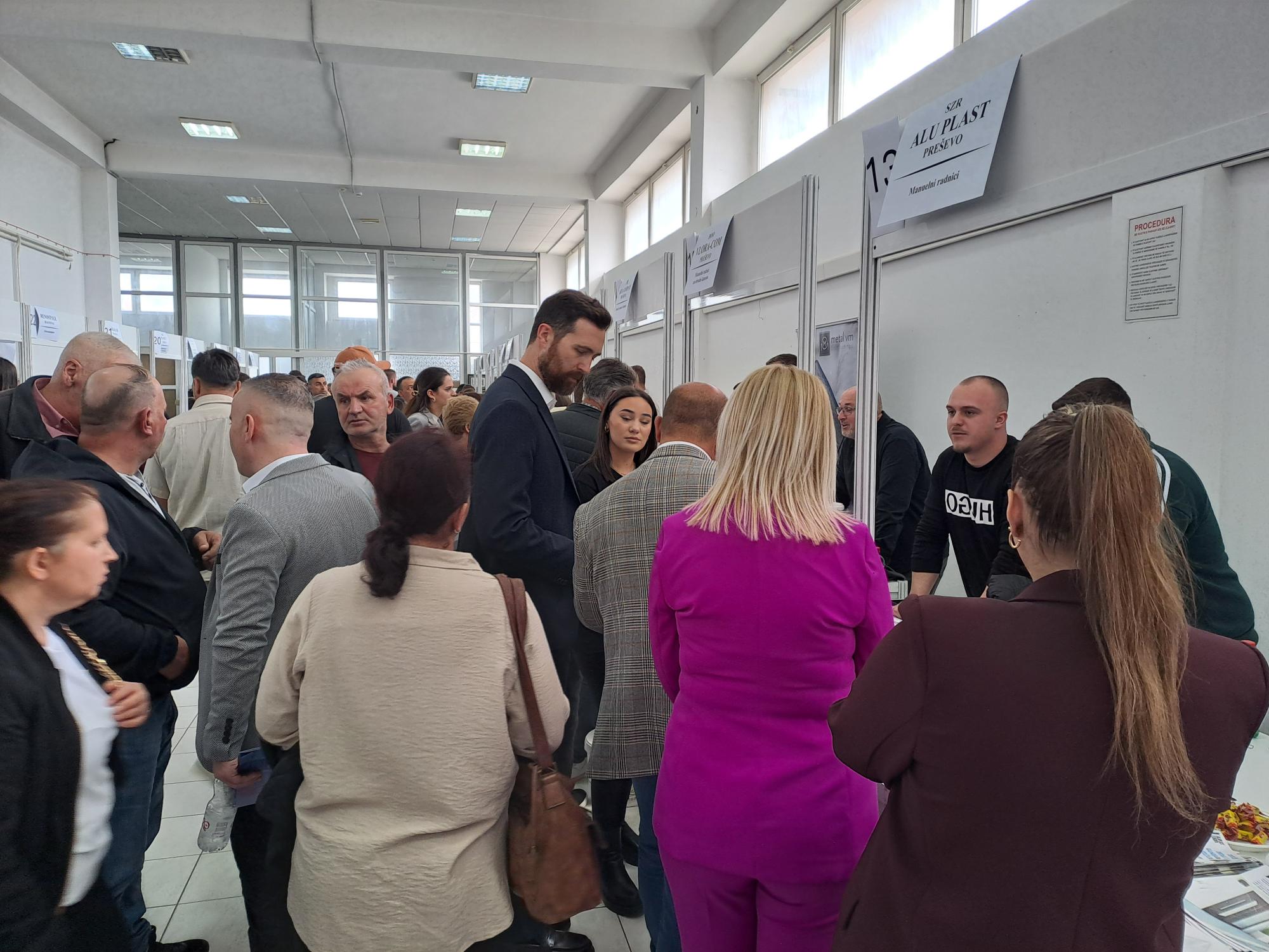 Одржан Сајам запошљавања у Прешеву